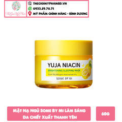 Some By Mi - Yuja Niacin Brightening Sleeping Mask 60g