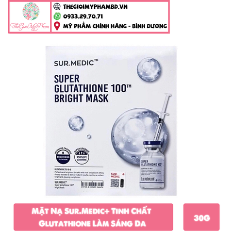 Sur.Medic - Nạ Super Glutathione 100 BrightMask