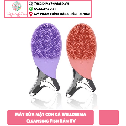 Máy Rửa Mặt WellDerma Cleansing Fish (Hồng)