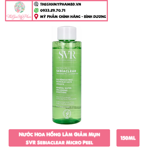 SVR - Nước Hoa Hồng Làm Giảm Mụn SVR Sebiaclear Micro Peel 150ml