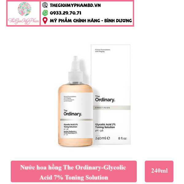 The Ordinary-Glycolic Acid 7% Toning Solution 240ml