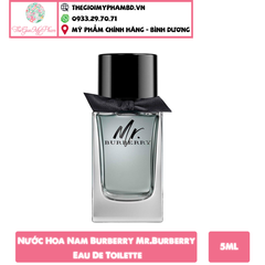 Nước Hoa Nam Burberry Mr.Burberry EDT 5ml