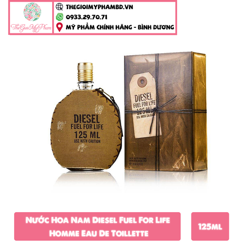 Nước Hoa Nam Diesel Fuel For Life Homme EDT 125ml