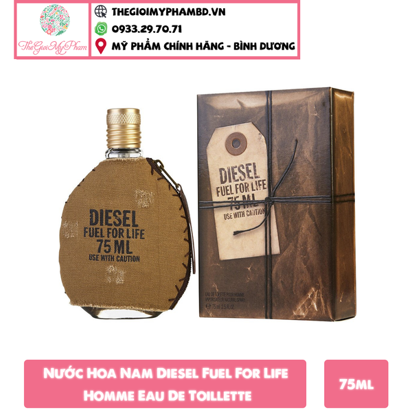 Nước Hoa Nam Diesel Fuel For Life Homme EDT 75ml