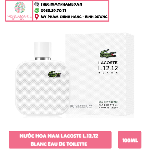 Lacoste Eau De Lacoste L.12.12 Blanc 100ml