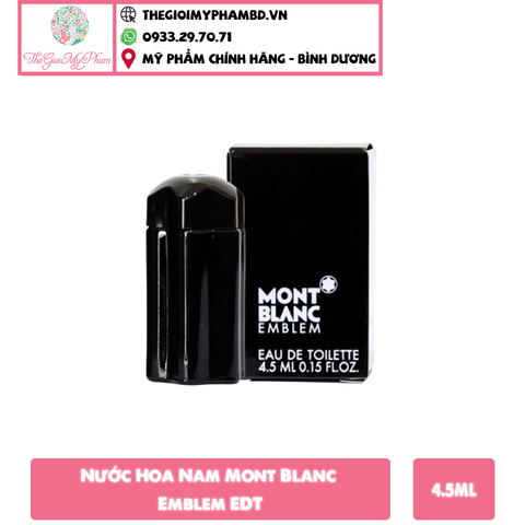 [KTD] Nước Hoa Nam Mont Blanc Emblem EDT 4.5ml