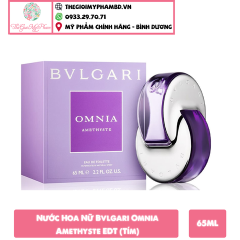 Nước Hoa Nữ Bvlgari Omnia Amethyste EDT 65ml (Tím)