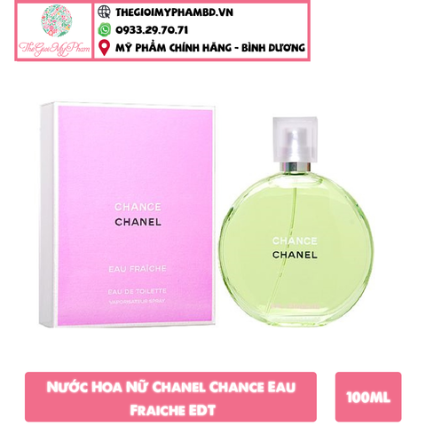 Nước Hoa Nữ Chanel Chance Eau Fraiche EDT 100ml