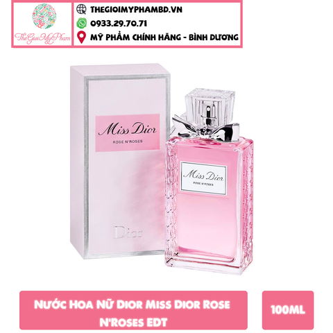 Nước Hoa Nữ Dior Miss Dior Rose N'Roses EDT 100ml
