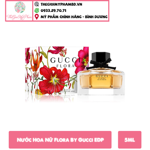 Nước Hoa Nữ Flora By Gucci EDP 5ml
