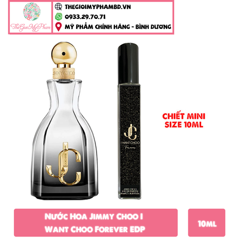 Nước Hoa Nữ Jimmy Choo I Want Choo Forever EDP ( chai chiết 10ml )