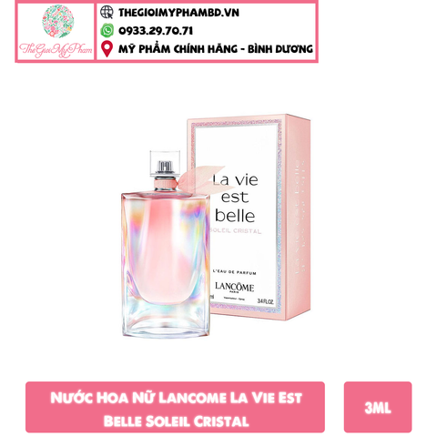 Nước Hoa Nữ Lancome La Vie Est Belle Soleil Cristal 3ml