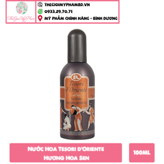 Tesori - Nước Hoa Tesori Hoa Sen 100ml