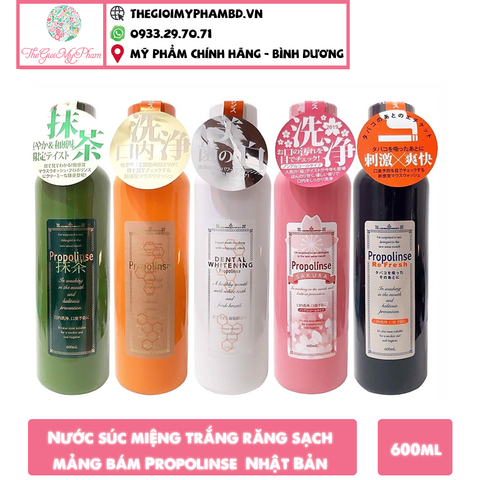 [ SALE 170K>145K] Nước Súc Miệng Propolinse 600ml #Vàng