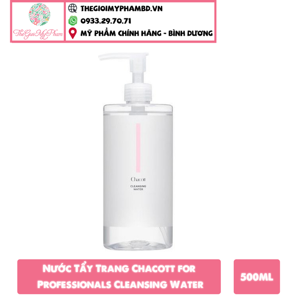 Nước Tẩy Trang Chacott 500ml Mẫu Mới