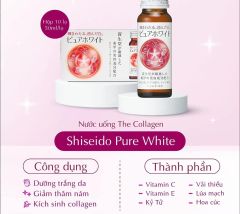 Uống Trắng Da Shiseido Pure White (Mẫu mới-ko tđ)