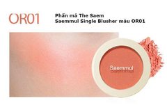 Phấn Má Hồng The Saem Saemmul Single Blusher OR01