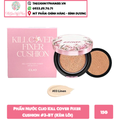 Phấn Nước Clio Kill Cover Fixer Cushion #3-BY (Kèm Lõi)