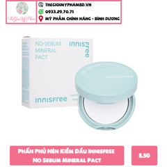 Phấn Phủ Nén Kiềm Dầu Innisfree No Sebum Mineral Pact 8.5g