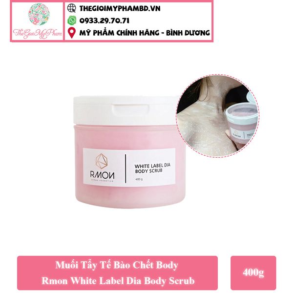 Rmon - Tẩy Da Chết Body Muối Hồng 400g