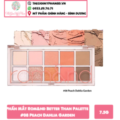 Phấn Mắt 10 Ô Rom&nd Better Than Palette #08 Peach Dahlia Garden