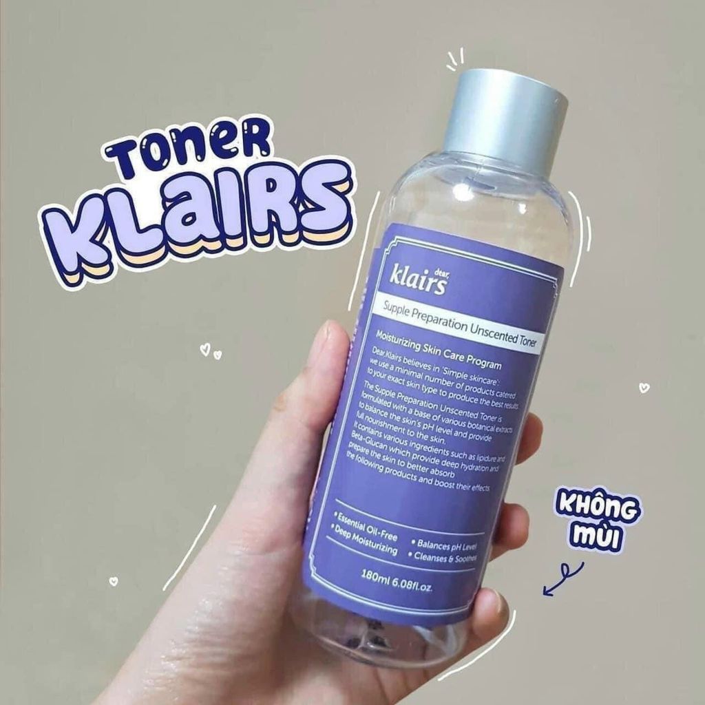 Klairs - Supple Preparation Unscented Toner 180ml