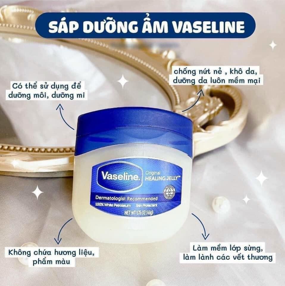 Sáp Dưỡng Ẩm Vaseline 100% Pure Petroleum Jelly Original #106g