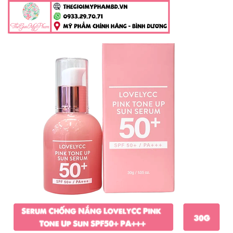 Serum Chống Nắng LovelyCC Pink Tone Up Sun 30g