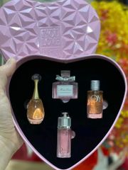 Dior - Set 4 Nước Hoa Mini (Hộp Tim Hồng) Ko tđ