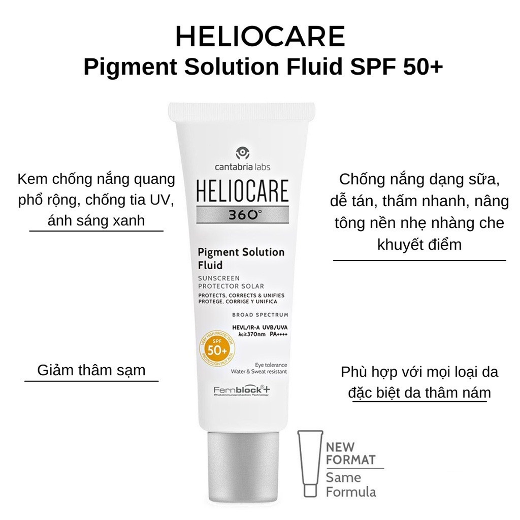 KCN Heliocare 360 Pigment Solution Fluid SPF50 50ml