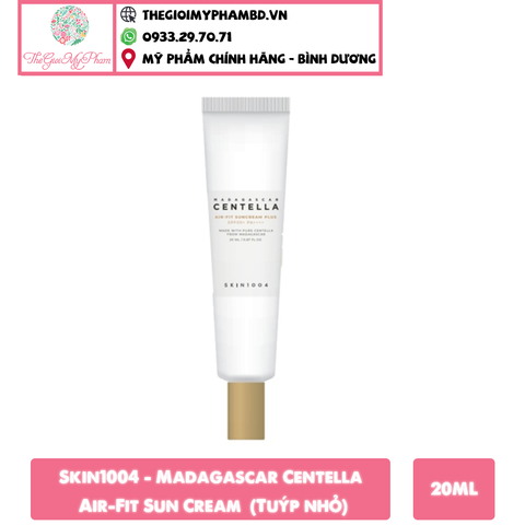 Skin1004 - Madagascar Centella Air-Fit Sun Cream 20ml (Tuýp nhỏ)