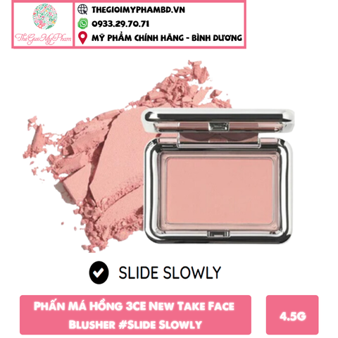 Phấn Má Hồng 3CE New Take Face Blusher #Slide Slowly