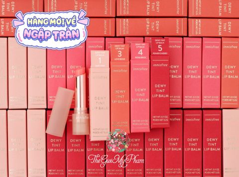 Son Dưỡng Innisfree Dewey Tint Lip Balm #Rose Brick