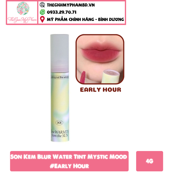 3CE - Son Kem Blur Water Tint Mystic Mood (Limited) #Early Hour