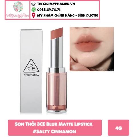Son Thỏi 3CE Blur Matte Lipstick #Salty Cinnamon