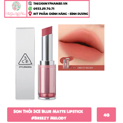 Son Thỏi 3CE Blur Matte Lipstick #Breezy Melody