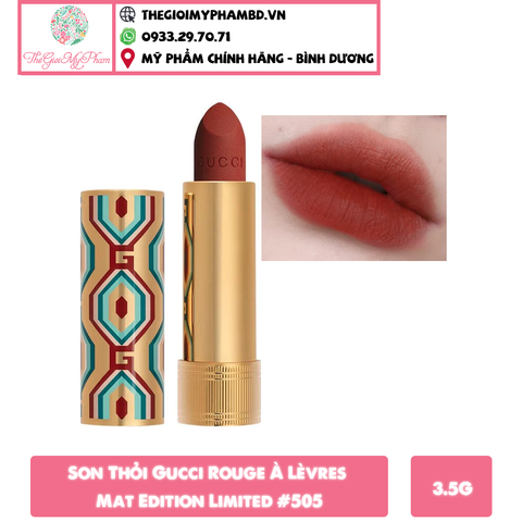 Son Thỏi Gucci Rouge À Lèvres Mat Edition Limited #505