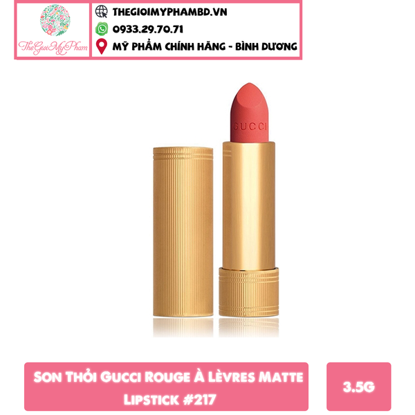 [KTD] Gucci - Son Rouge À Levres Mat #217 Limited Edition
