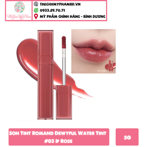 Son Tint Romand Dewyful Water Tint 5g #03 If Rose
