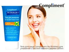 Gel Rửa Mặt Giảm Mụn Compliment No Problem BHA + Tea Tree 200ml