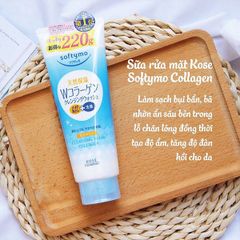 Sữa Rửa Mặt Kose Softymo Collagen Face Wash 220g #COLLAGEN