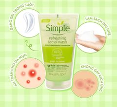 SRM Simple Kind To Skin 150ml #Xanh Lá (Mẫu Mới)