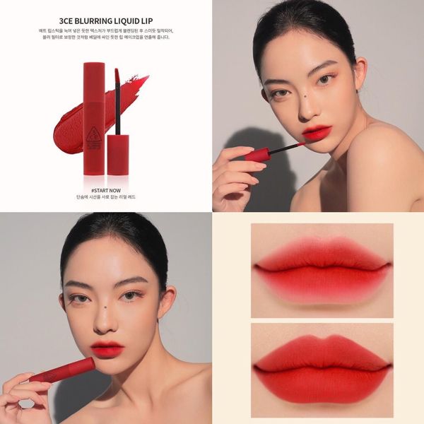 3CE - Son Kem Blurring Liquid Lip #Start Now (Ko tđ)