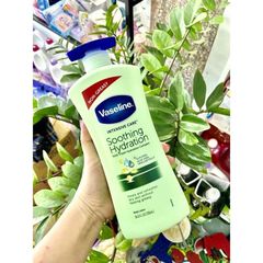 Dưỡng Thể Vaseline Intensive Care Aloe Soothe 725ml (Xanh)