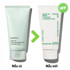 Sữa Rửa Mặt Innisfree Green Tea Amino Hydrating 150g (Mới 2023)