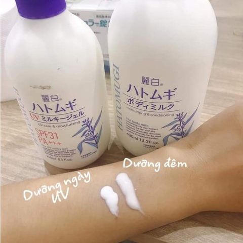 Sữa Dưỡng Thể Ban Đêm Hatomugi The Body Milk 400ml