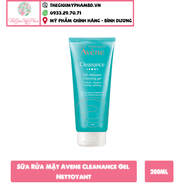 Sữa Rửa Mặt Avene Cleanance Gel Nettoyant 200ml