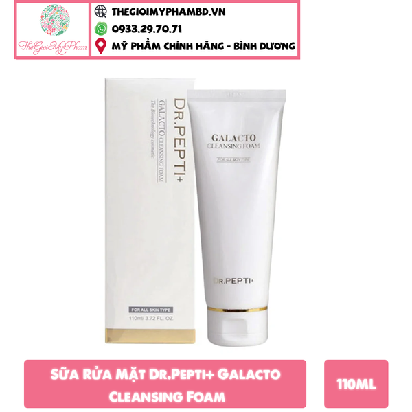 Sữa Rửa Mặt Dr.Pepti+ Galacto Cleansing Foam 110ml