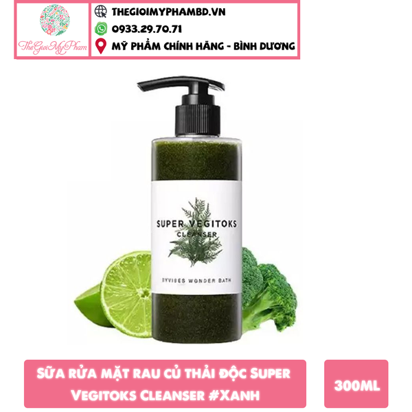 SRM Rau Quả Super Vegitoks 300ml #Xanh