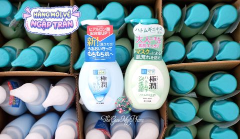 Sữa Rửa Mặt Tạo Bọt Hada Labo Nhật Bản Gokujyun Foaming Cleanser 160ml #X.Nhạt